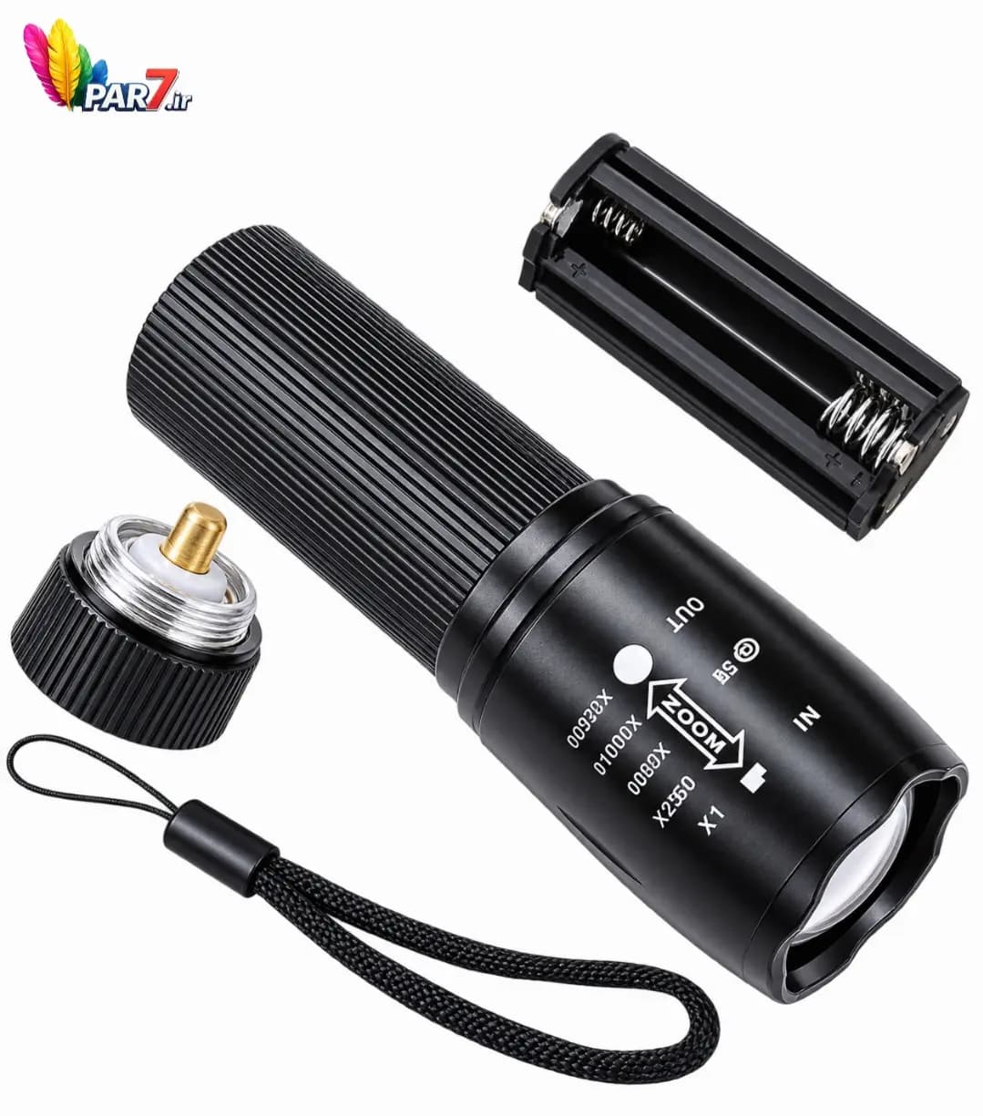 چراغ قوه زوم LED