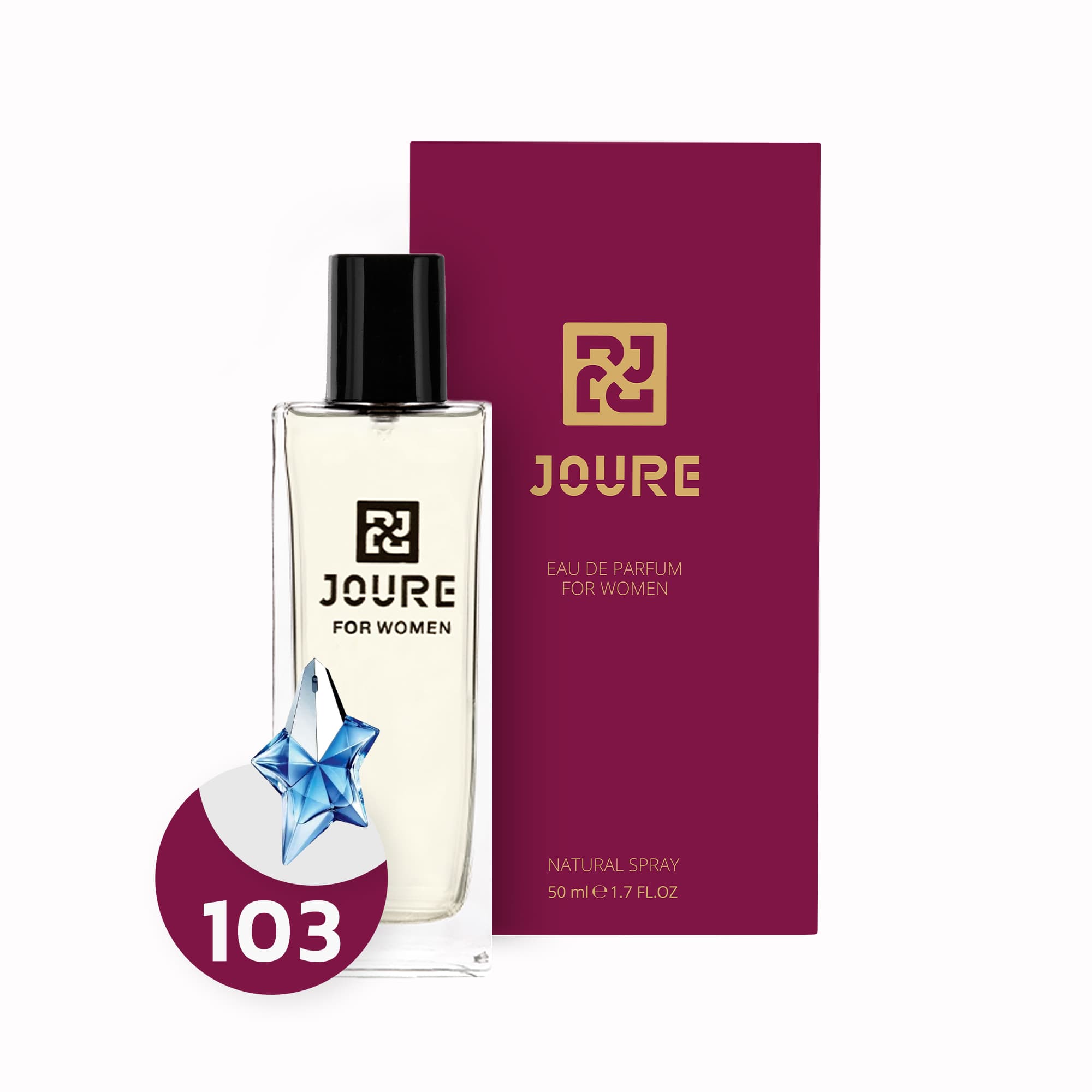 ادوپرفیوم زنانه کد 103 ژوور مدل Thierry Mugler Angel