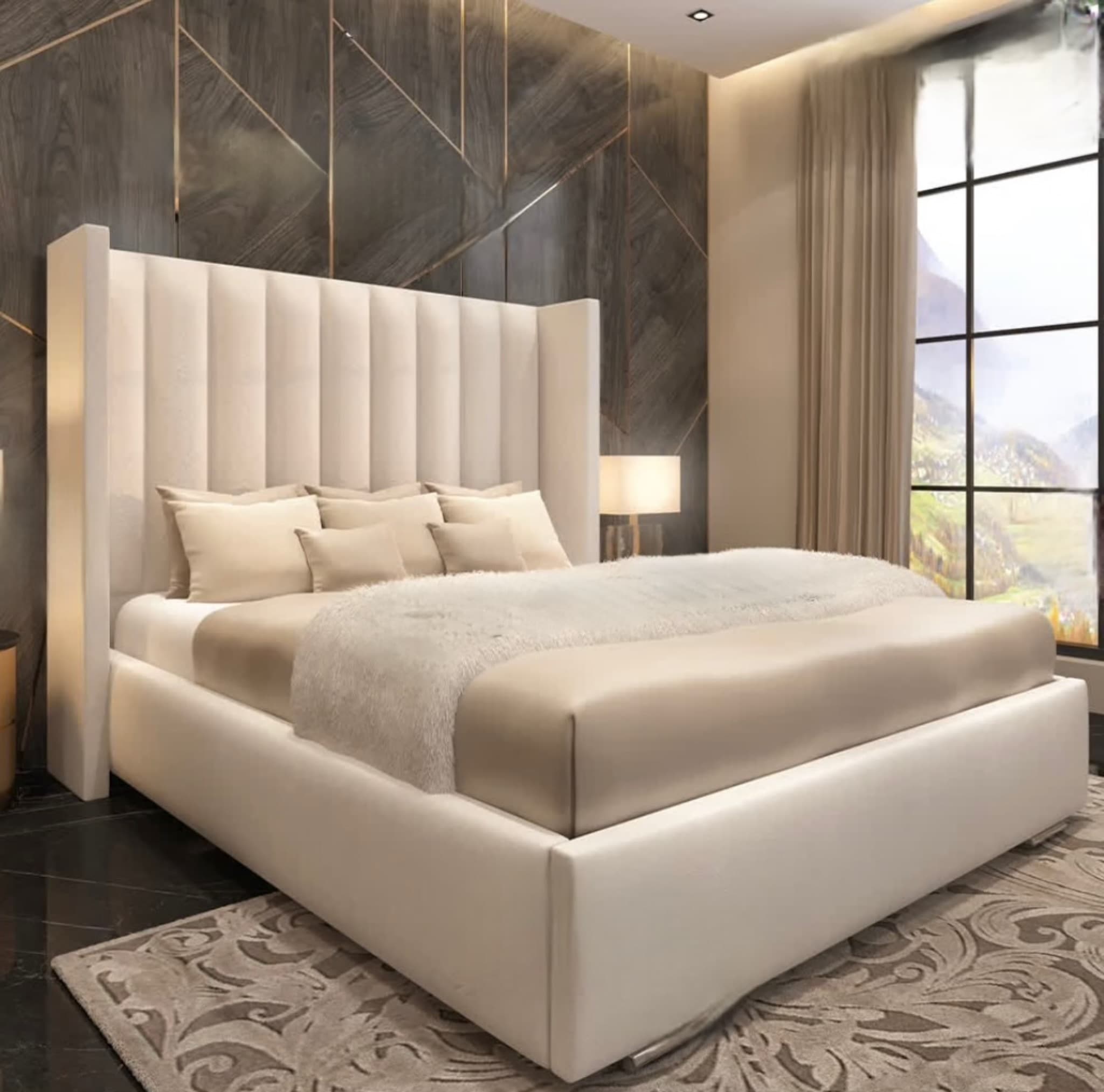 تخت خواب بزرگسال نیپا طرح کارن