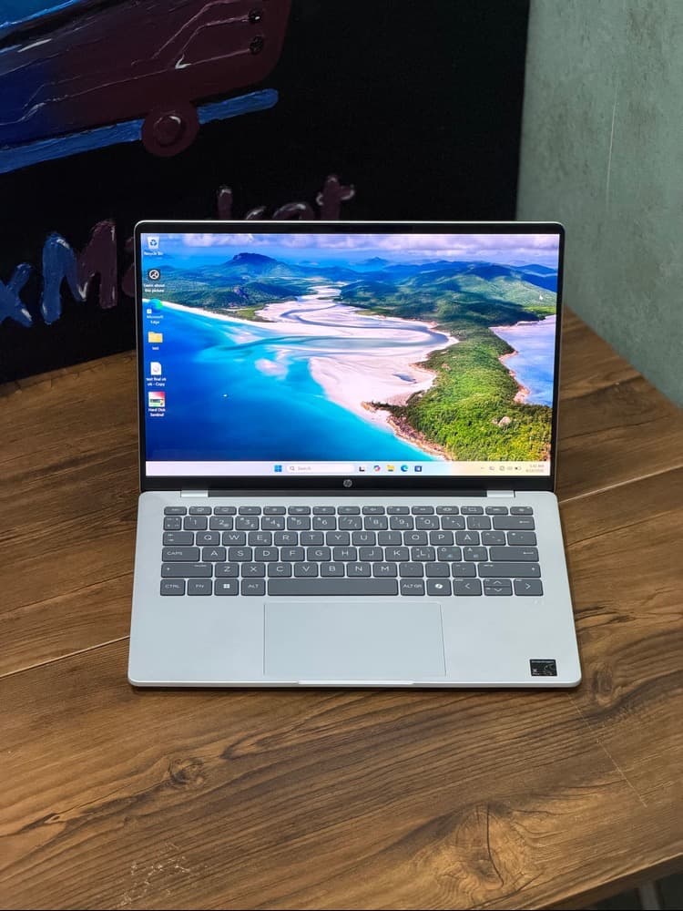 لپ تاپ 14 اينچى اچ پى مدل HP OmniBook 5 Laptop 14 Snapdragon X 16GB RAM512GB SSD Qualcom14” FHD Plus — تصویر ۲