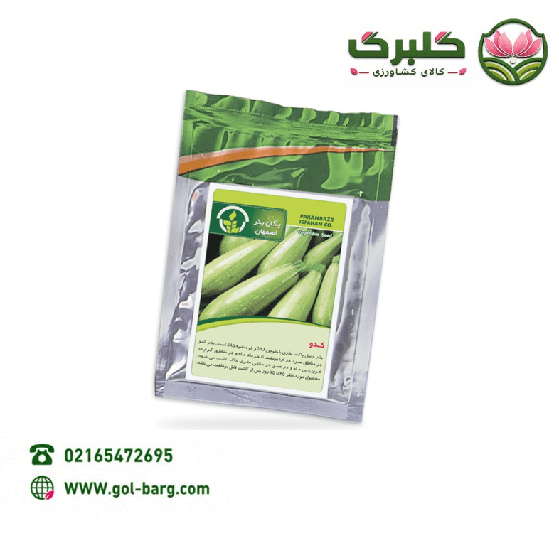 بذر کدو خورشتی پاکان بذر پاکت خانگی
