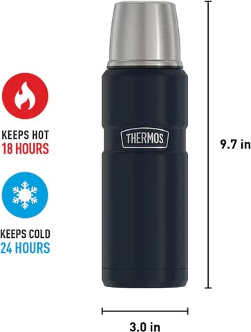 فلاسک THERMOS سری KING مدل COMPACT BOTTLE – حجم 470 میلی‌لیتر — تصویر ۲