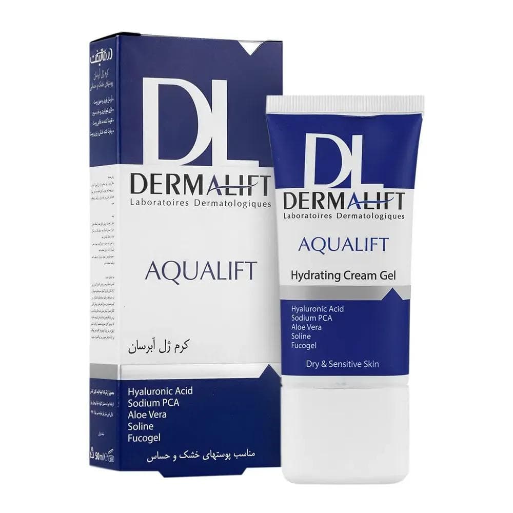 کرم ژل آبرسان مناسب پوست خشک وحساس درمالیفت — تصویر ۶