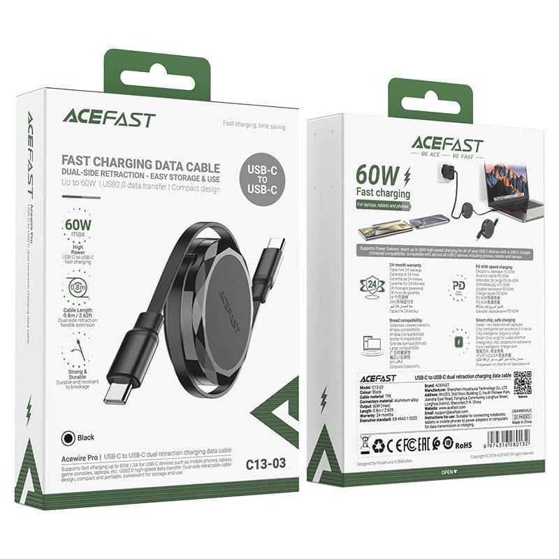 کابل تبدیل USB-C ایس فست مدل C13-03 — تصویر ۲