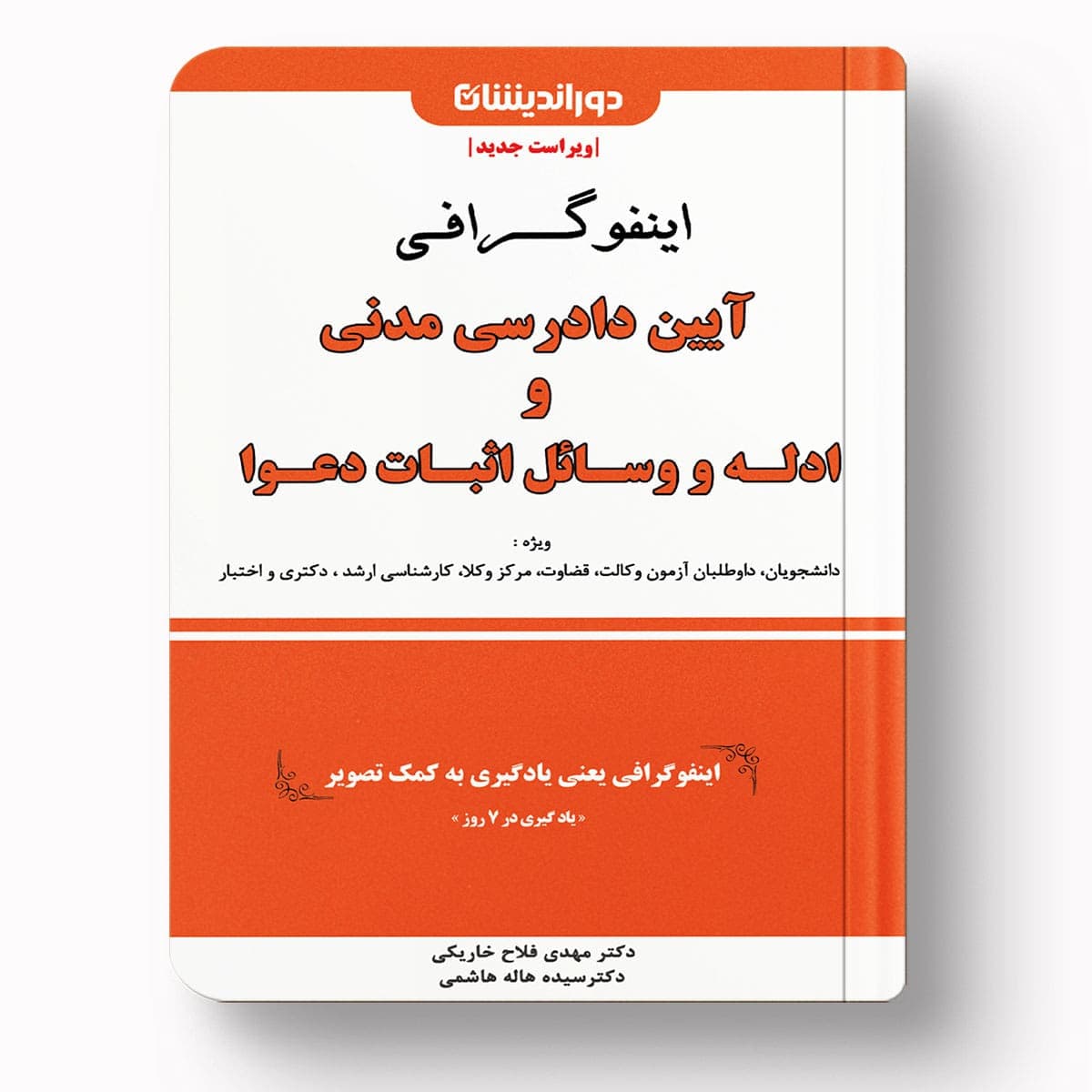 اینفوگرافی آیین دادرسی مدنی و ادله اثبات دعوا | ویژه وکالت و قضاوت