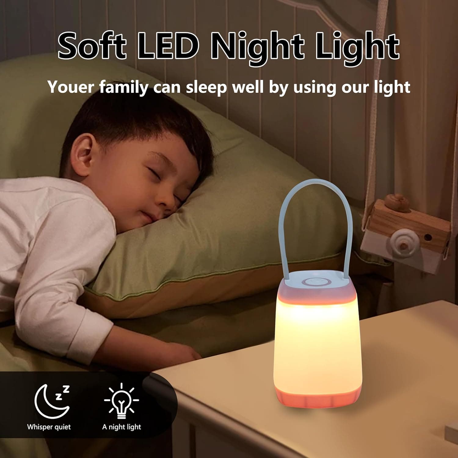 چراغ کمپینگ Camping night light 8006 — تصویر ۶