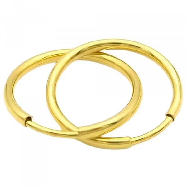 گوشواره حلقه ای طلا دایره 0.23 گرم