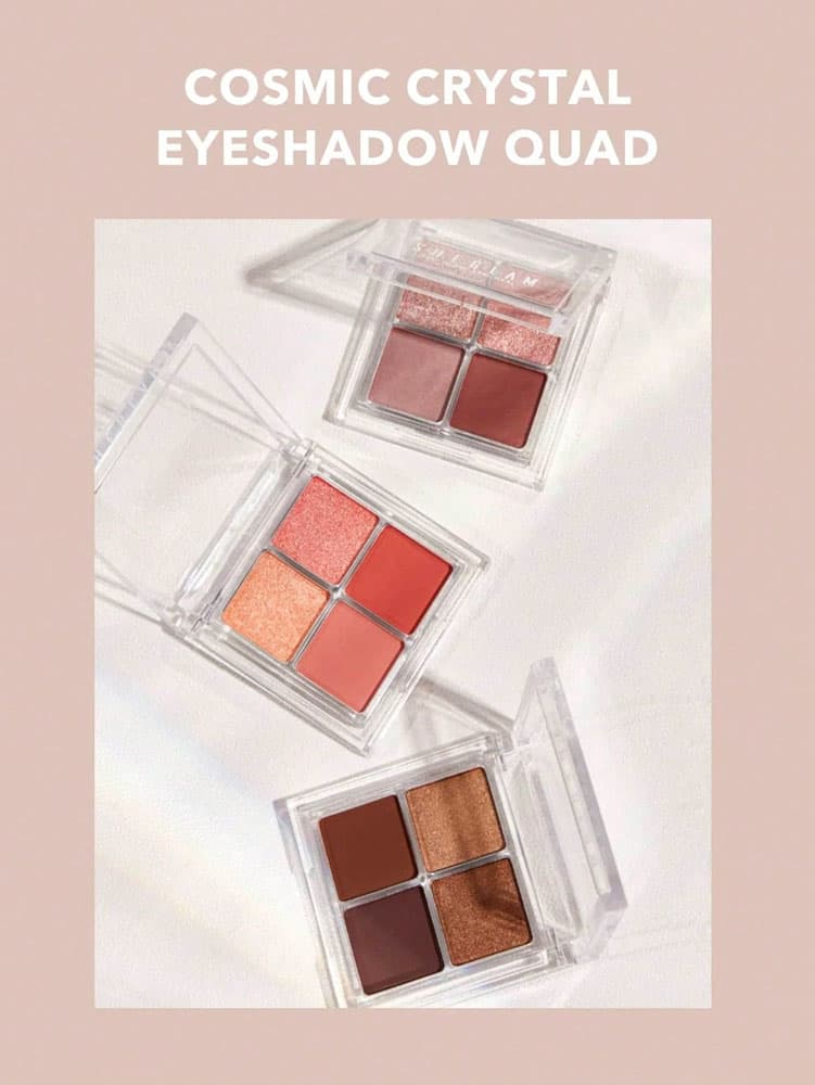 پالت سایه 4 رنگ SHEGLAM مدل cosmic crystal — تصویر ۲