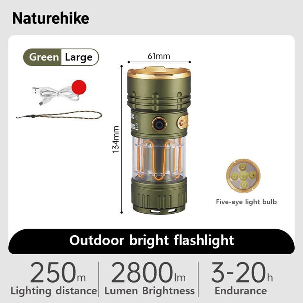 چراغ قوه نیچرهایک مدل Naturehike FL-L — تصویر ۲