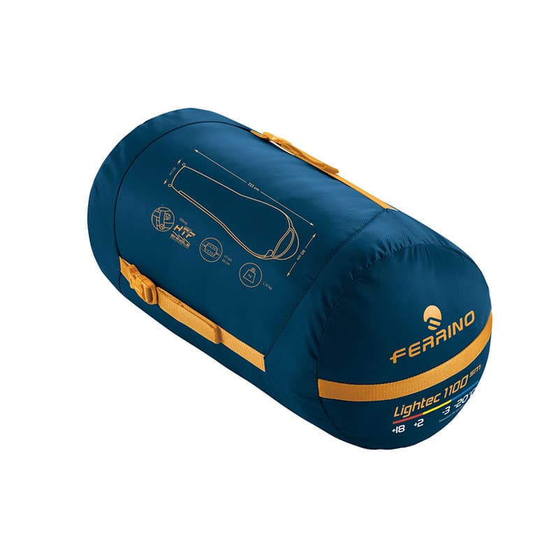 کیسه خواب الیاف فرینو لایتک 1100 _Ferrino SLEEPINGBAG LIGHTECH SM 1100 — تصویر ۲