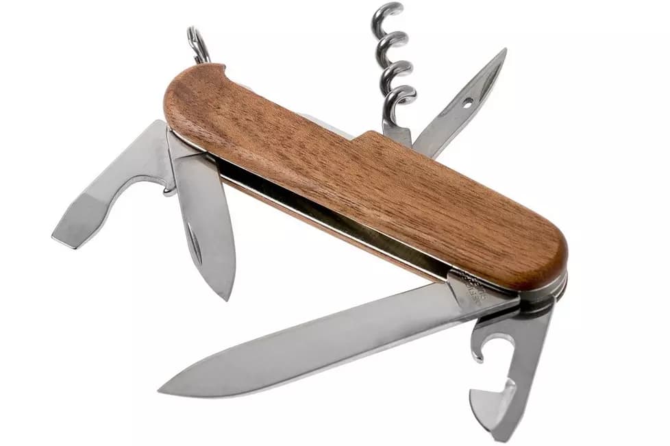 چاقوی ویکتورینوکس مدل Spartan Wood Swiss Army Knife کد 1.3601.63 — تصویر ۳
