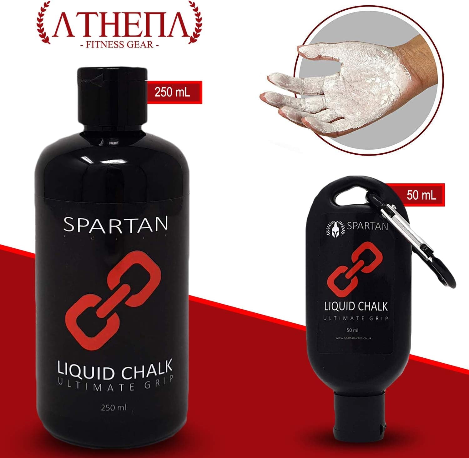 پودر مایع سنگ نوردی ATHENA مدل LIQUID CHALK حجم 250 میلی لیتر — تصویر ۲