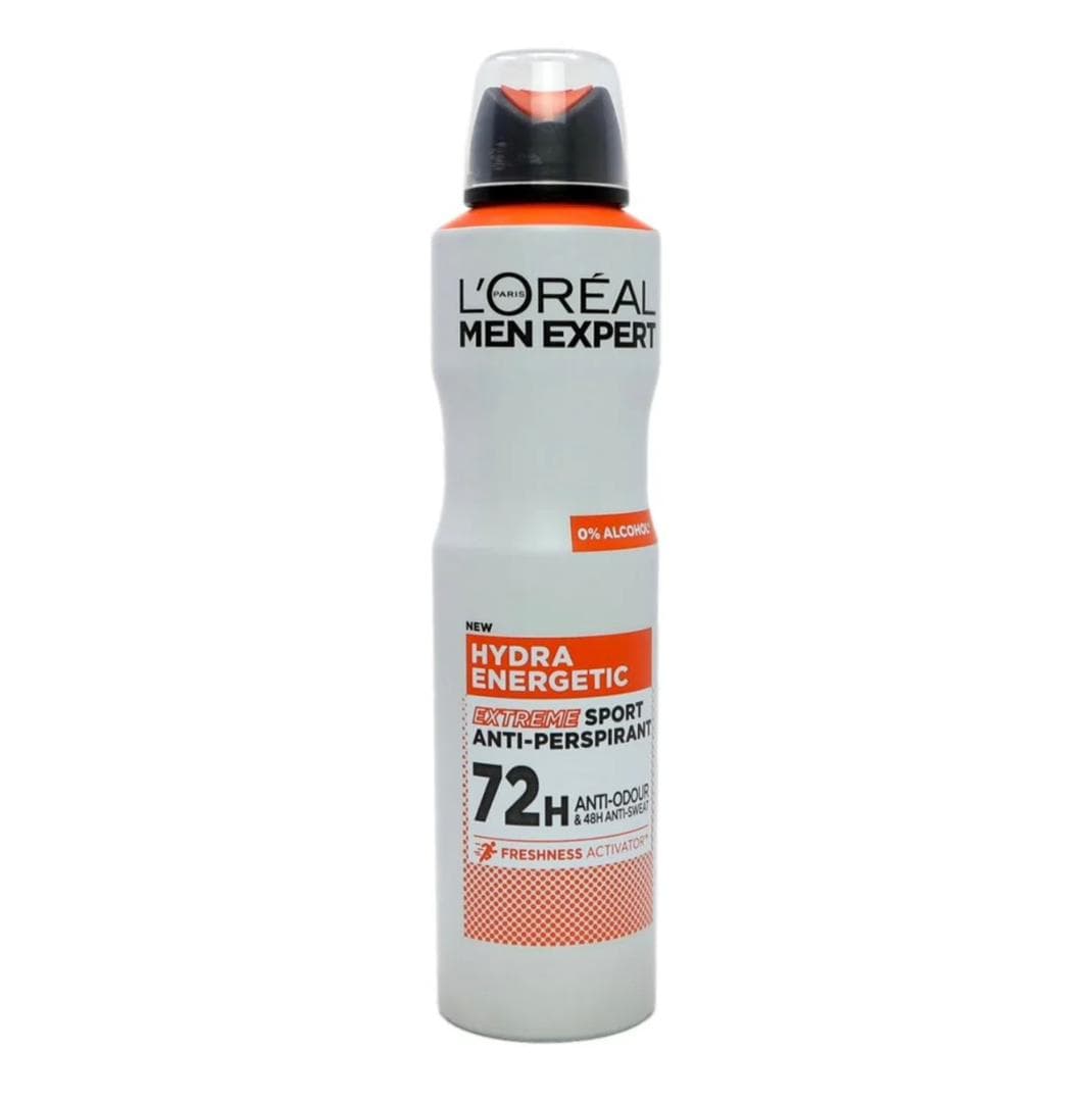 اسپری ضد تعریق لورآل مدل hydra energetic 72h 250 ml