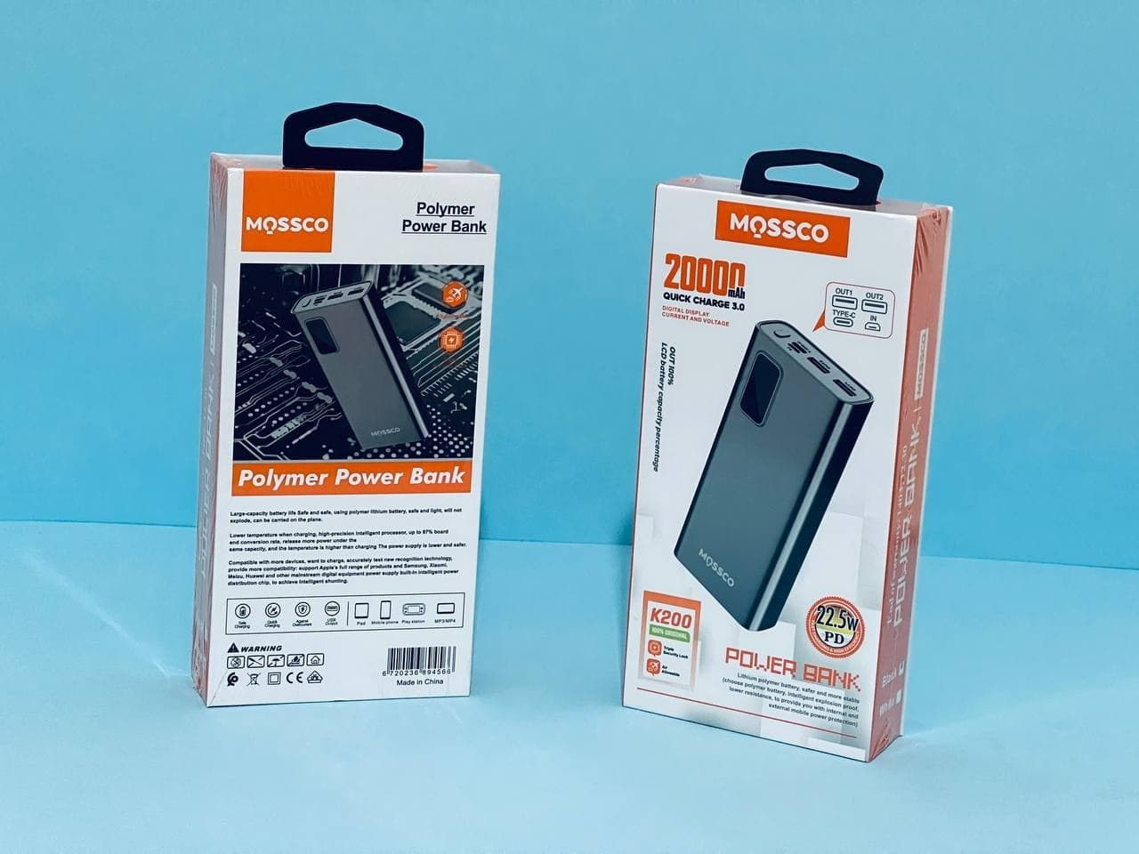 پاوربانک مسکو مدل K200 ظرفیت ۲۰ هزار 22.5w