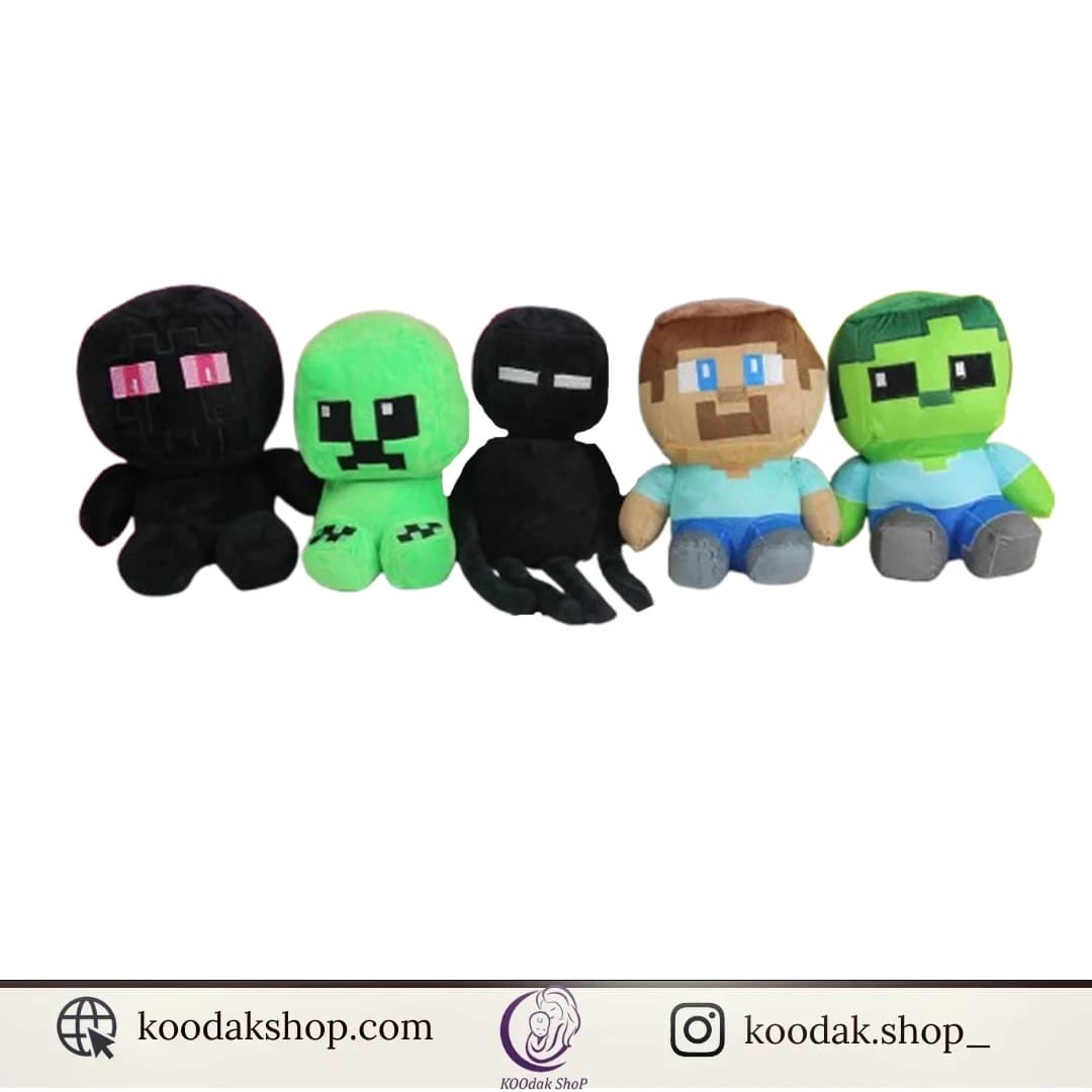 ست عروسک های ماینکرافت 5 عددی