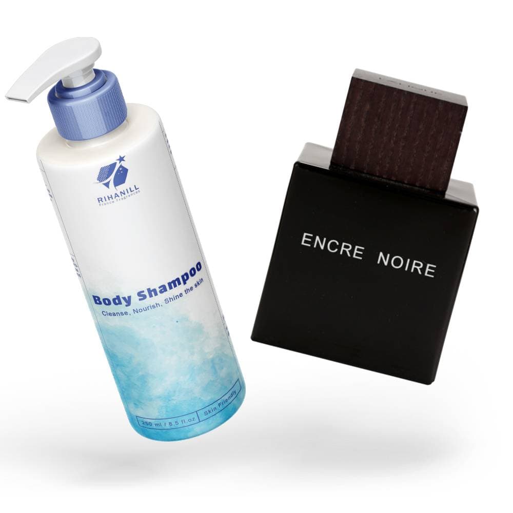شامپو بدن مردانه لالیک مشکی- انکر | Body shampoo Lalique Encre Noire — تصویر ۲