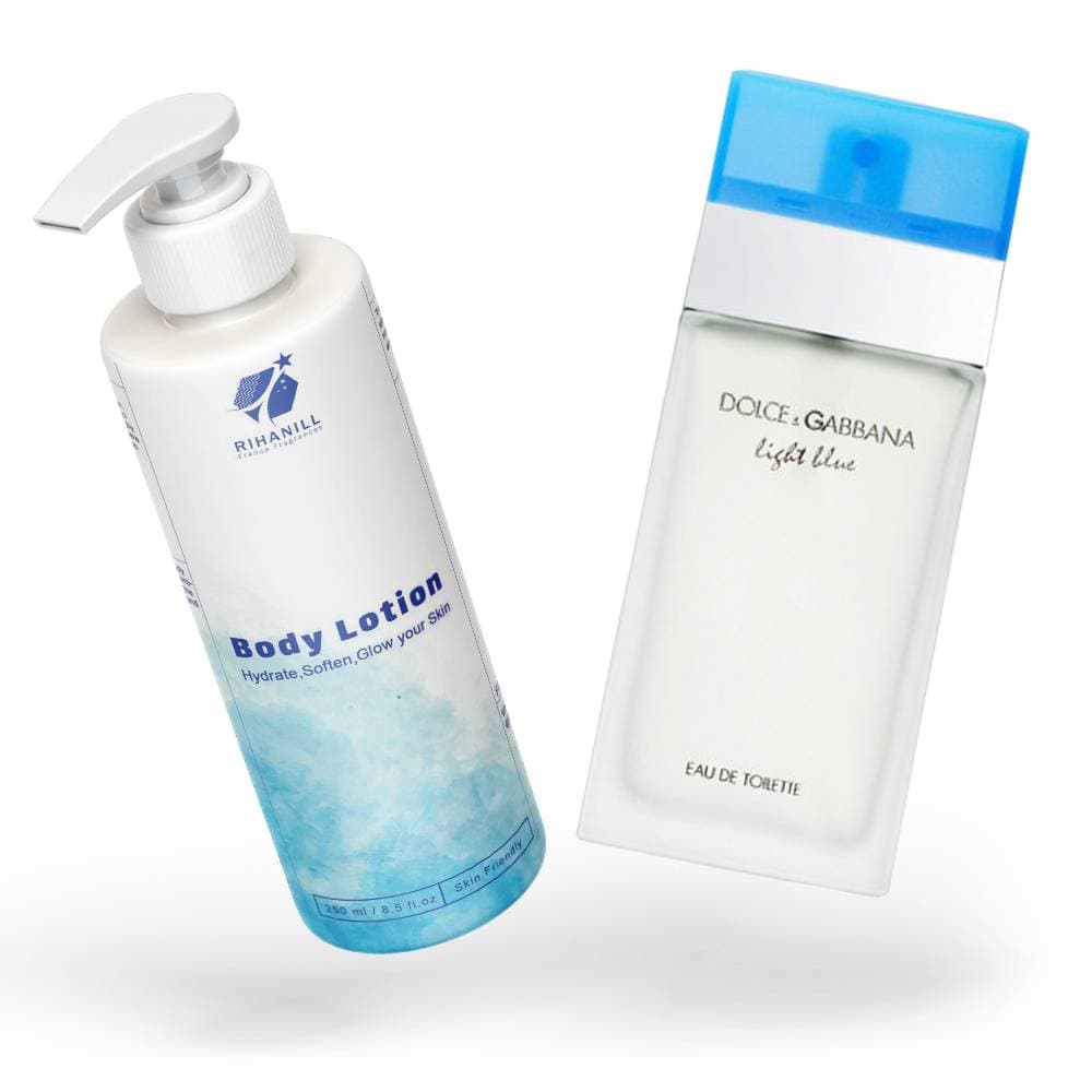 لوسیون بدن دی اند جی دلچه گابانا لایت بلو | Body lotion D&G light blue
