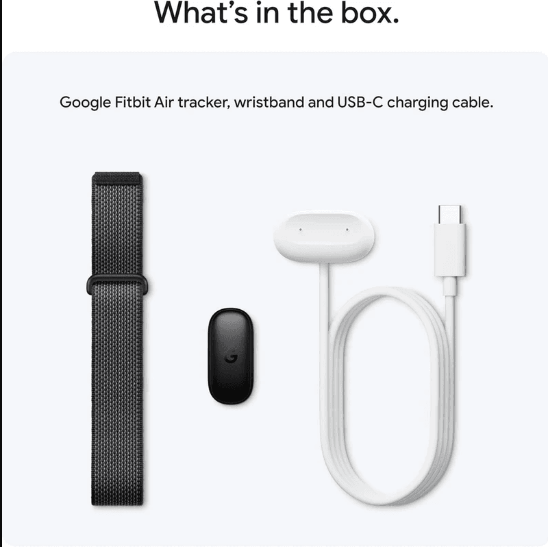 مچ بند هوشمند ورزشی گوگل Fitbit مدل Google Fitbit Air با بند پارچه‌ای — تصویر ۶