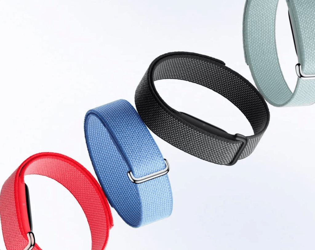 مچ بند هوشمند ورزشی گوگل Fitbit مدل Google Fitbit Air با بند پارچه‌ای — تصویر ۵