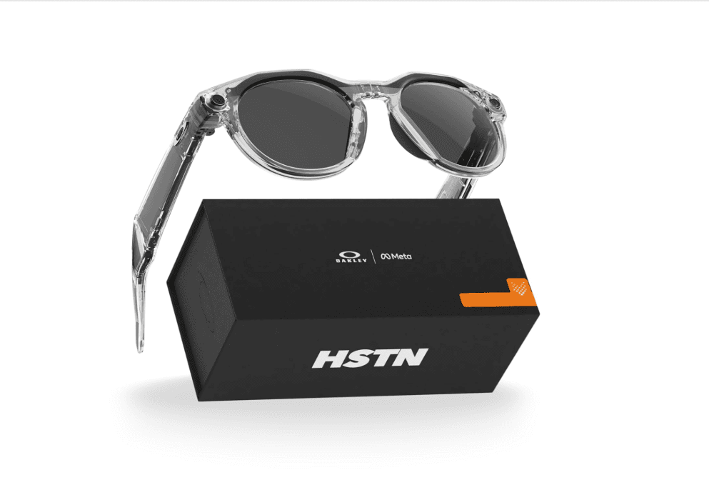 عینک هوشمند اوکلی متا رنگ شفاف با عدسی ترنزیشن انتقالی از شفاف به خاکستری OAKLEY META HSTN 00W8002