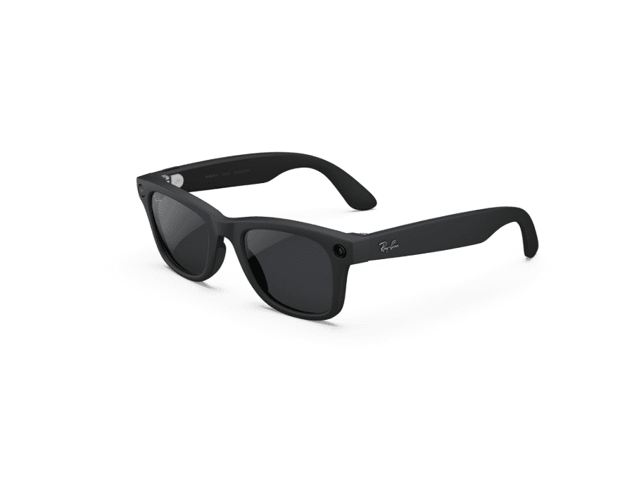 عینک هوشمند ری بن متا نسل دوم مدل وایفارر رنگ مشکی مات با عدسی ترنزیشن (انتقالی) خاکستری RAY-BAN META (GEN 2) WAYFARER transitions RW4012 سایز 53mm