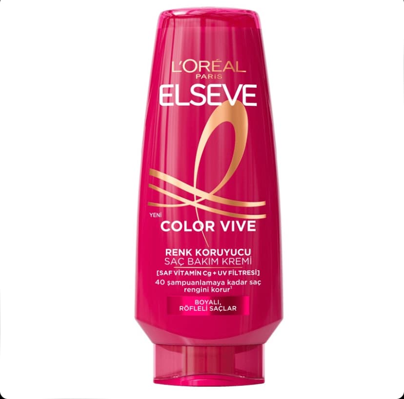 نرم کننده محافظ رنگ مو لورال LOREAL Elseve Color Vive حاوی ویتامین Cg و فیلتر UV حجم 250 میل — تصویر ۲