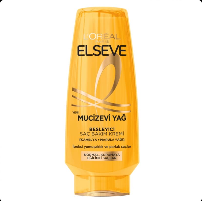 نرم کننده مو لورال LOREAL Elseve Mucizevi Yağ مخصوص موهای خشک و آسیب دیده حاوی عصاره روغن آملا حجم 250 میل