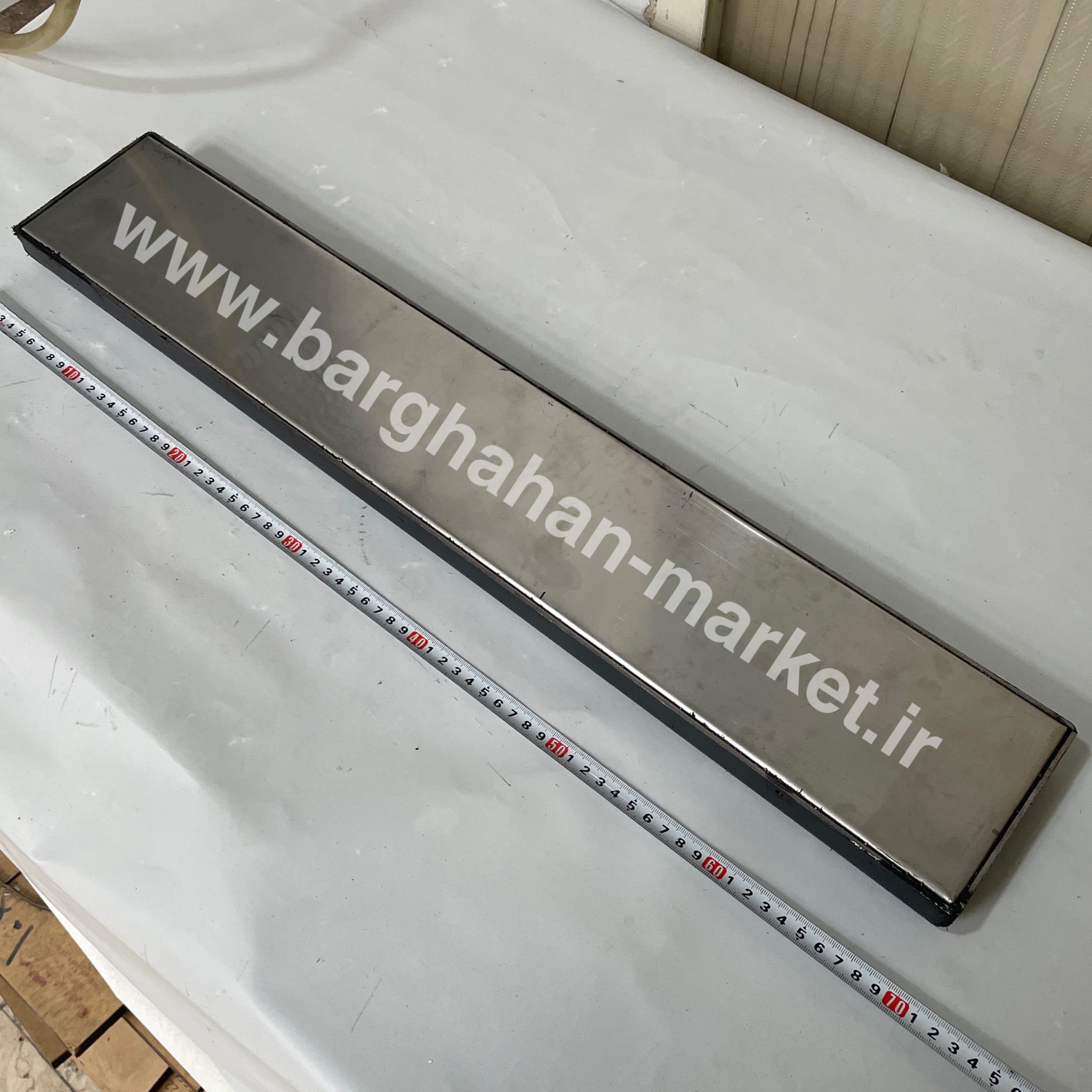 آهنربا صفحه ای آهنربا کتابی سایز70x13x3 سانتی متر یک عددی