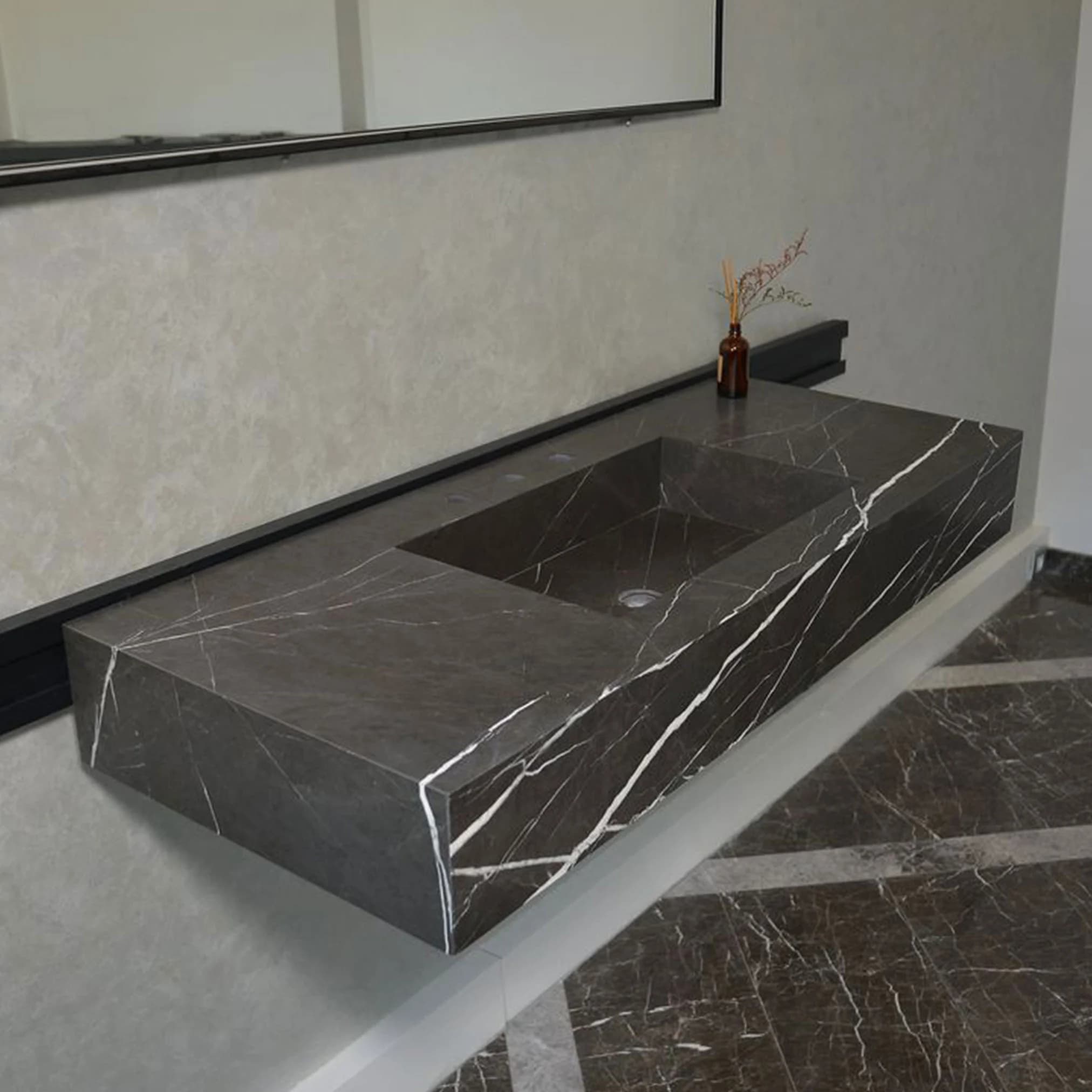 روشویی سنگی مدرن ساده