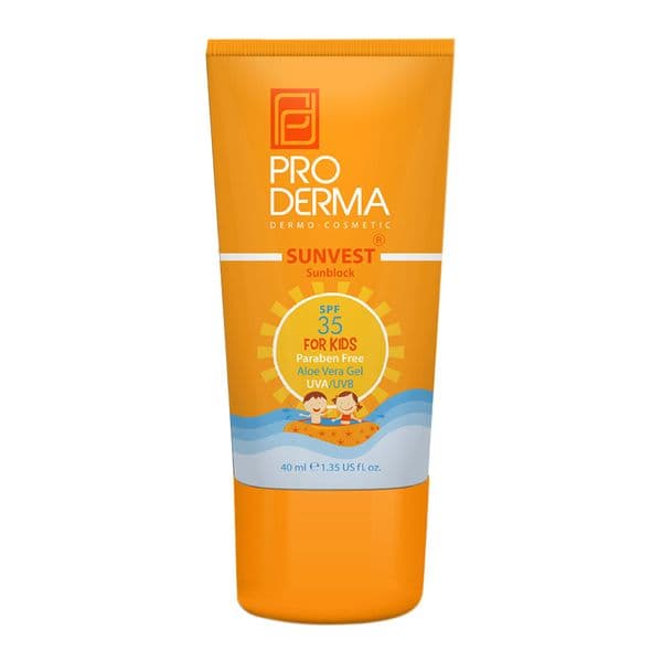 ضد آفتاب مخصوص کودکان فاقد جاذبه‌های شیمیایی SPF35 پرودرما — تصویر ۴