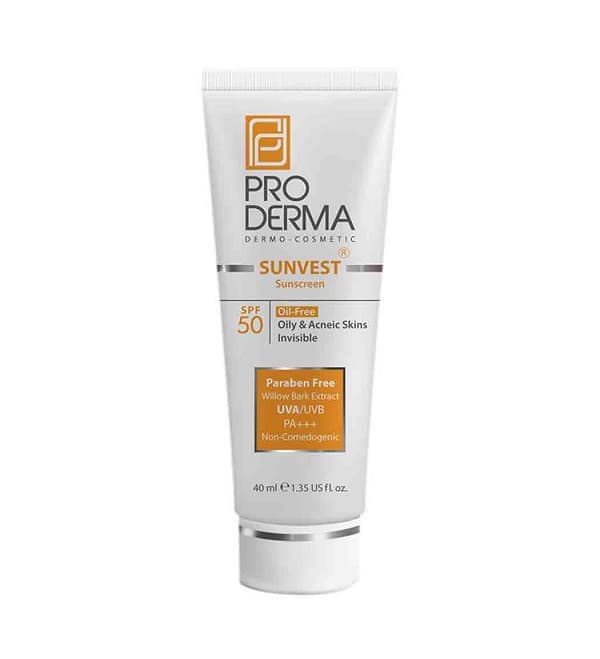 ضد آفتاب فاقد چربی بدون رنگ SPF50 پرودرما — تصویر ۵