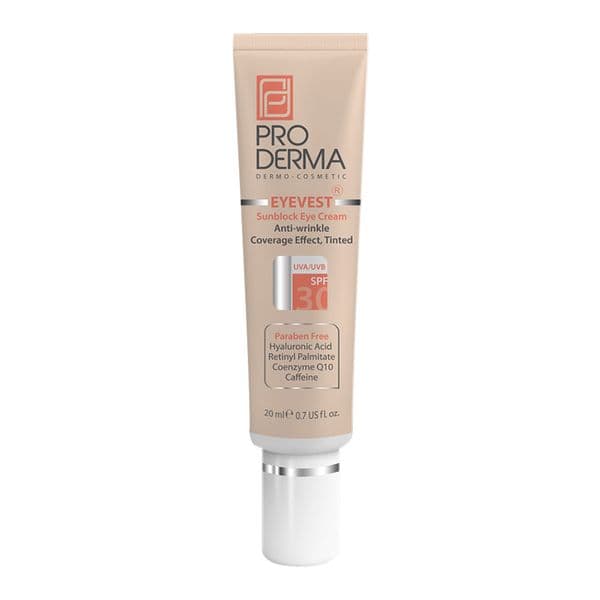 کرم ضد چروک رنگی دور چشم مدل Eyevest با SPF30 پرودرما — تصویر ۳