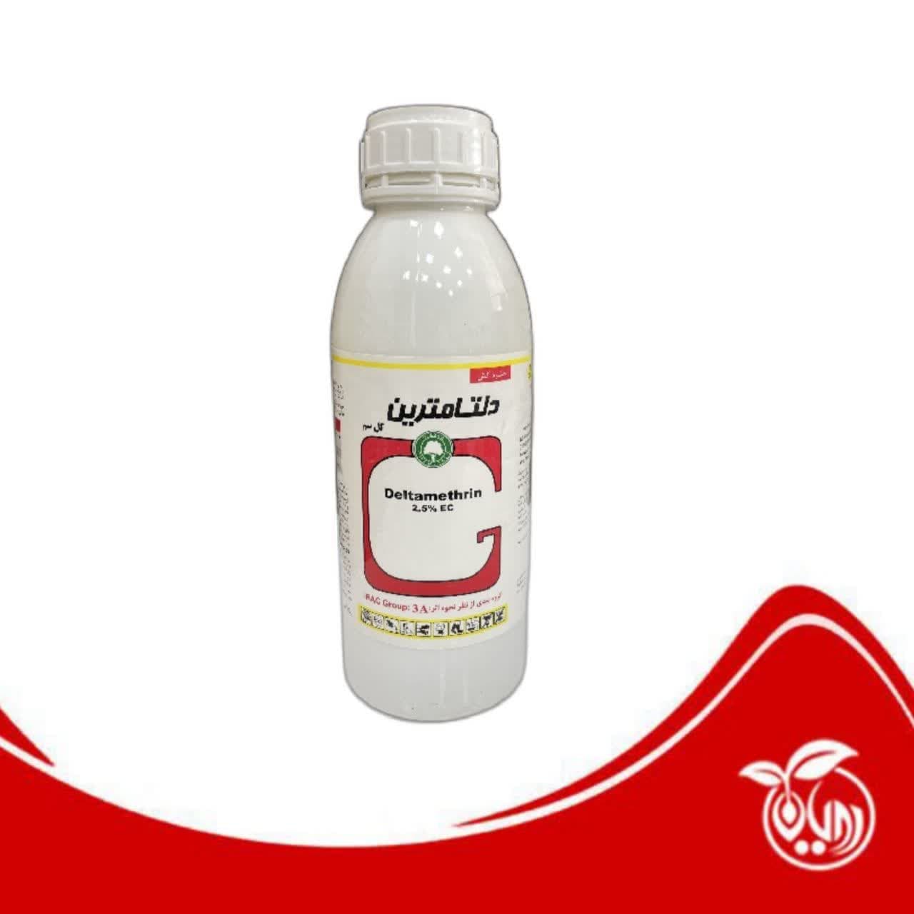سم حشره کش دلتامترین ( دسیس ) ( 2.5% EC ) گلسم گرگان بطری یک لیتری