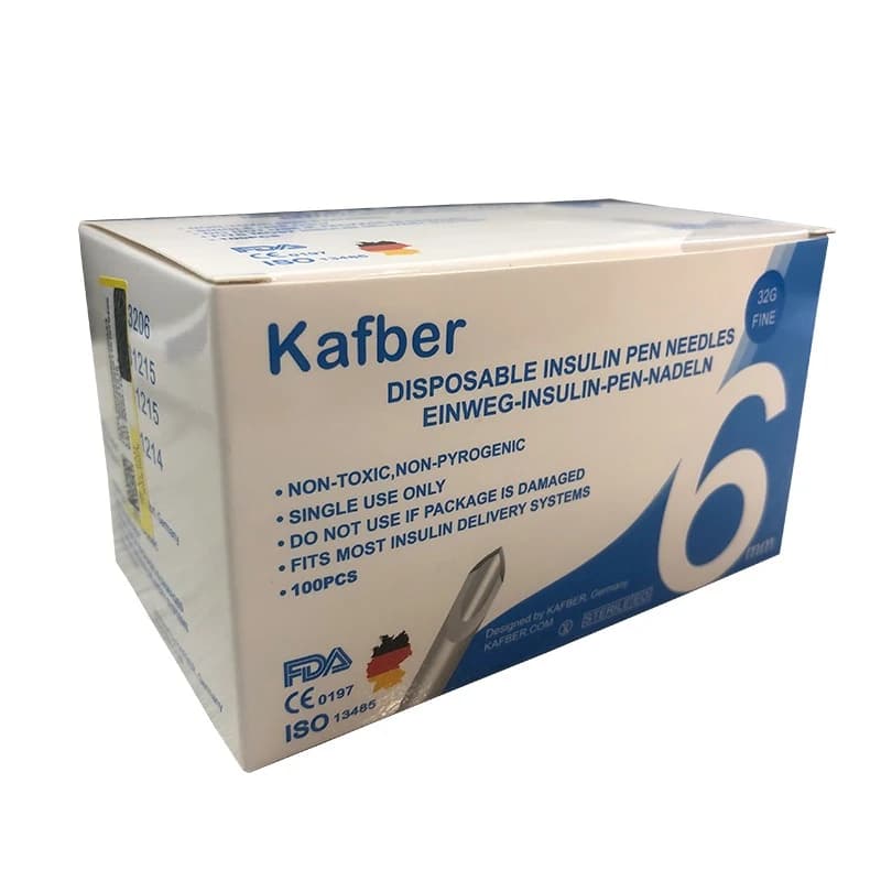 سرسوزن قلم انسولین کافبر سایز 6mm گیج 32