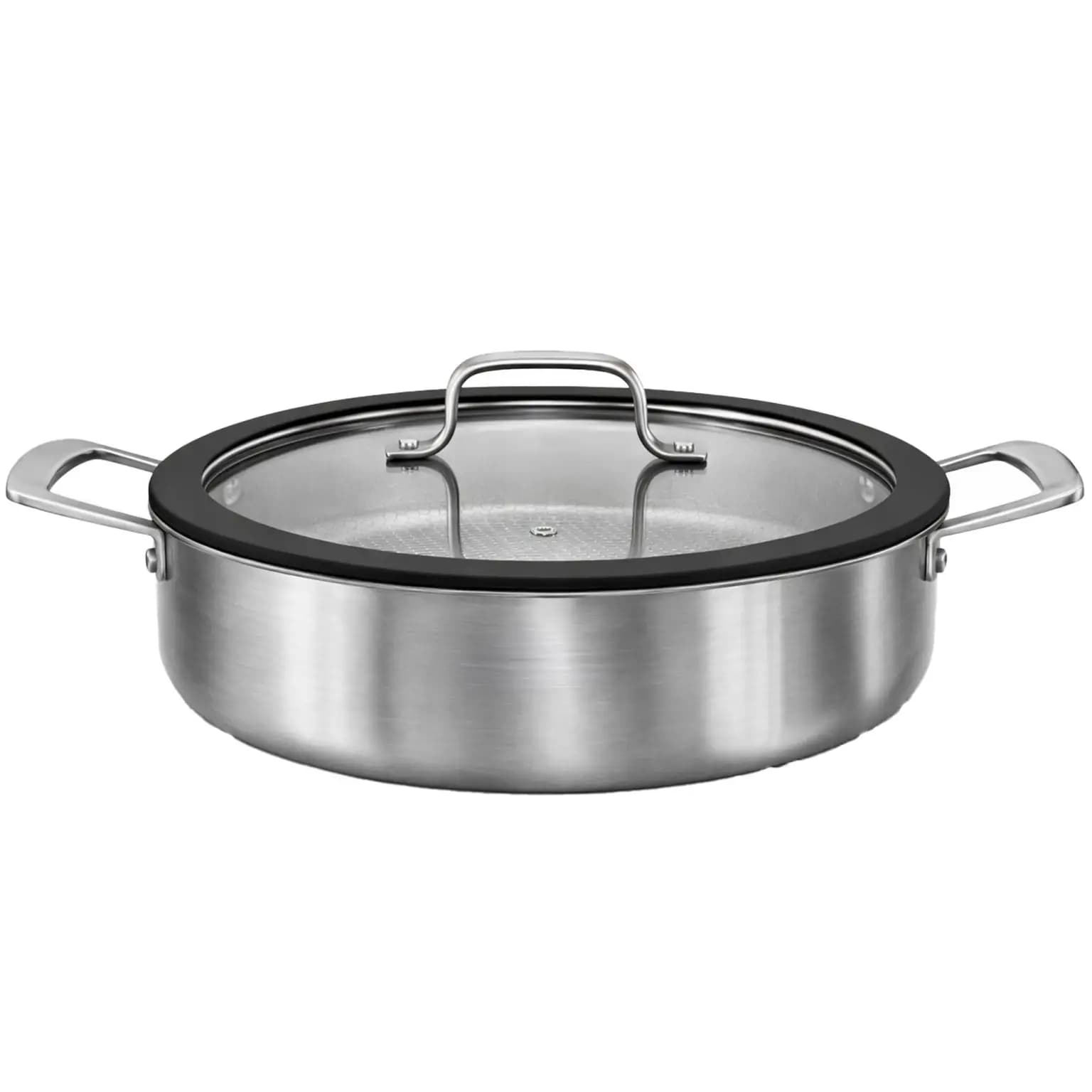 تابه دو سایز 32 استیل کف لیزری