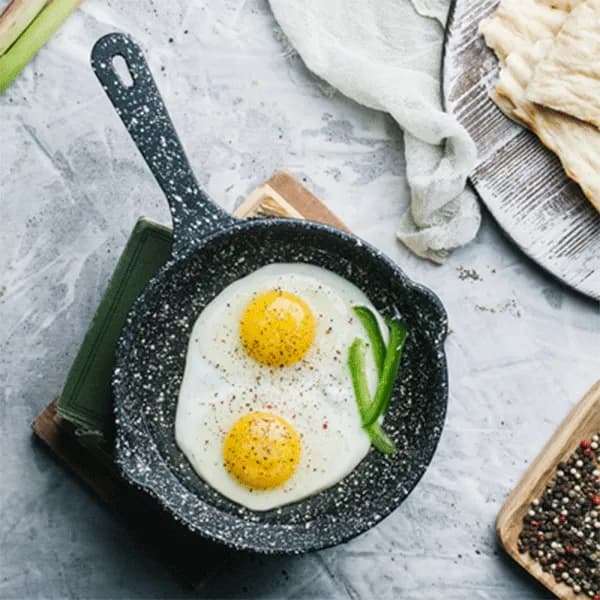 تابه چدن تک دسته سایز 14 — تصویر ۵