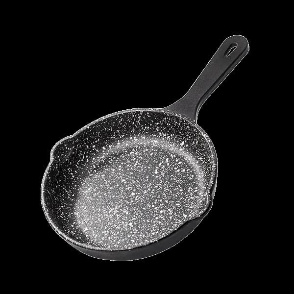 تابه چدن تک دسته سایز 14 — تصویر ۳