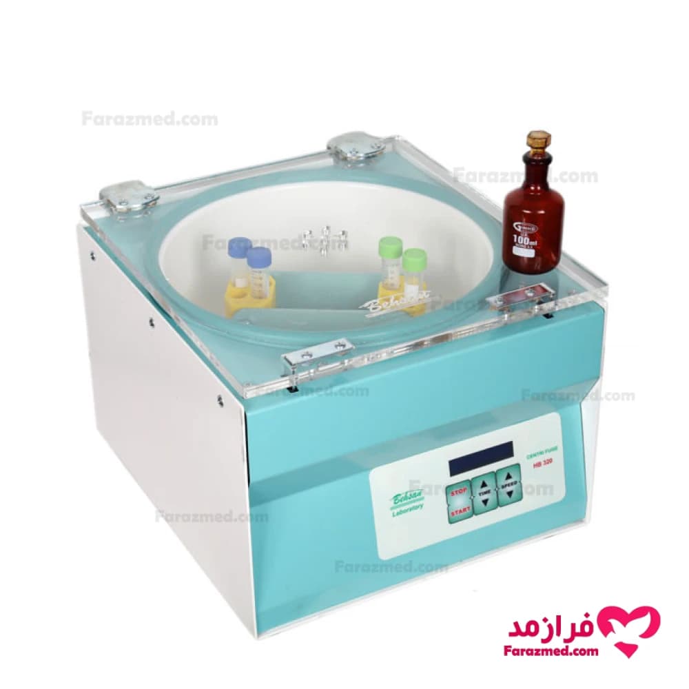 سانتریفیوژ یونیورسال آزمایشگاهی ۸ شاخه بهسان مدل HB320 — تصویر ۲