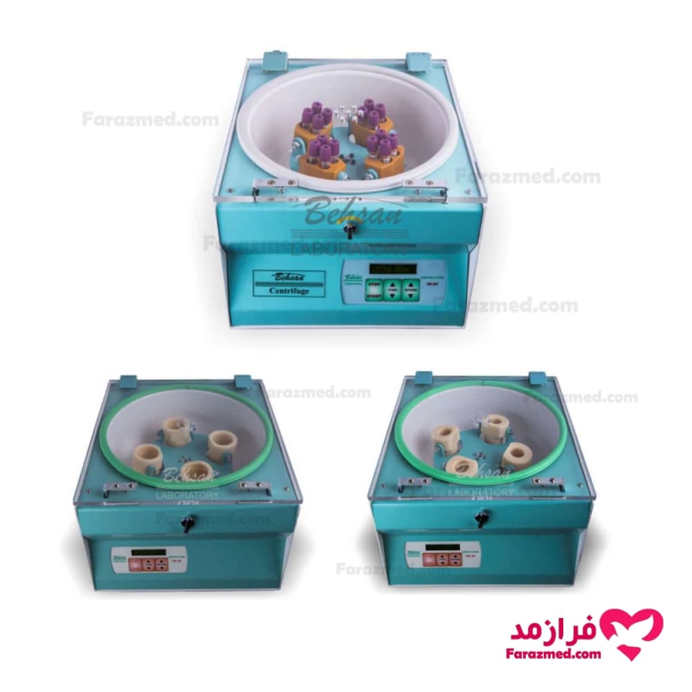 سانتریفیوژ یونیورسال آزمایشگاهی ۱۶ شاخه بهسان مدل HB۲۰۷ — تصویر ۳