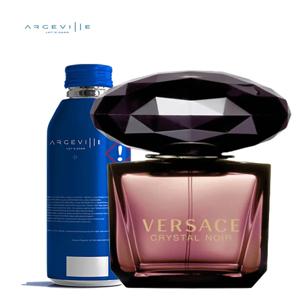 عطر زنانه ورساچه کریستال نویر – ورساچه مشکی کمپانی آرجویل | Versace Crystal Noir Woman