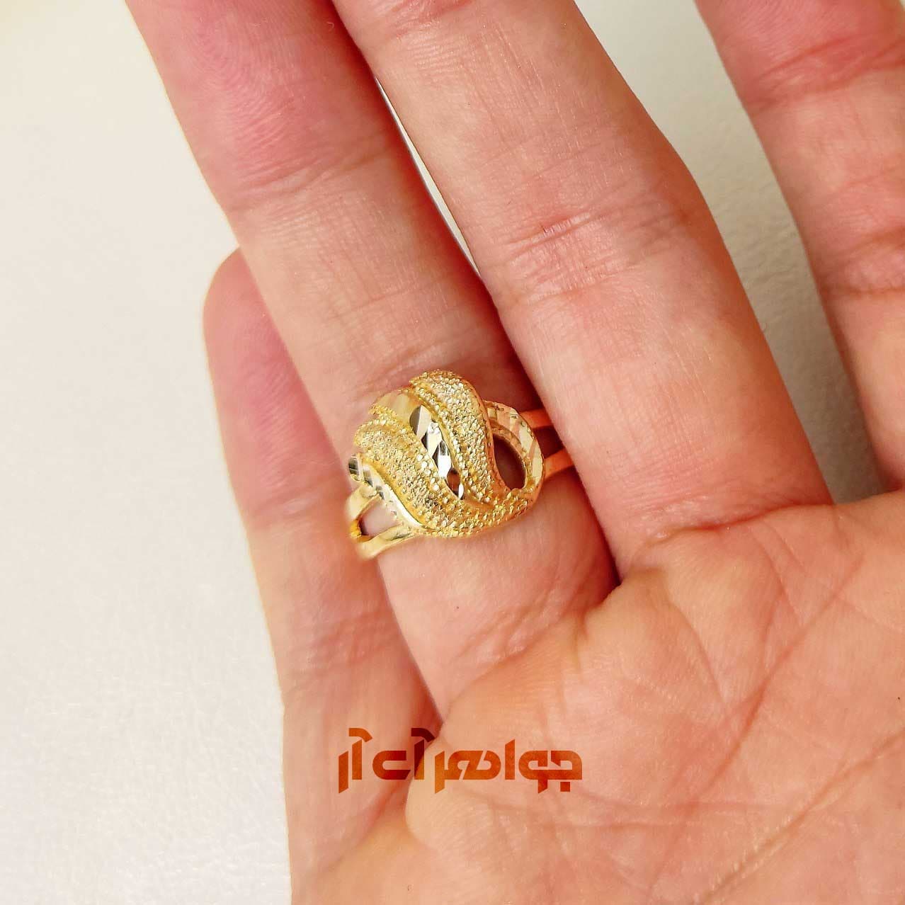 انگشتر طلاروس زنانه — تصویر ۲