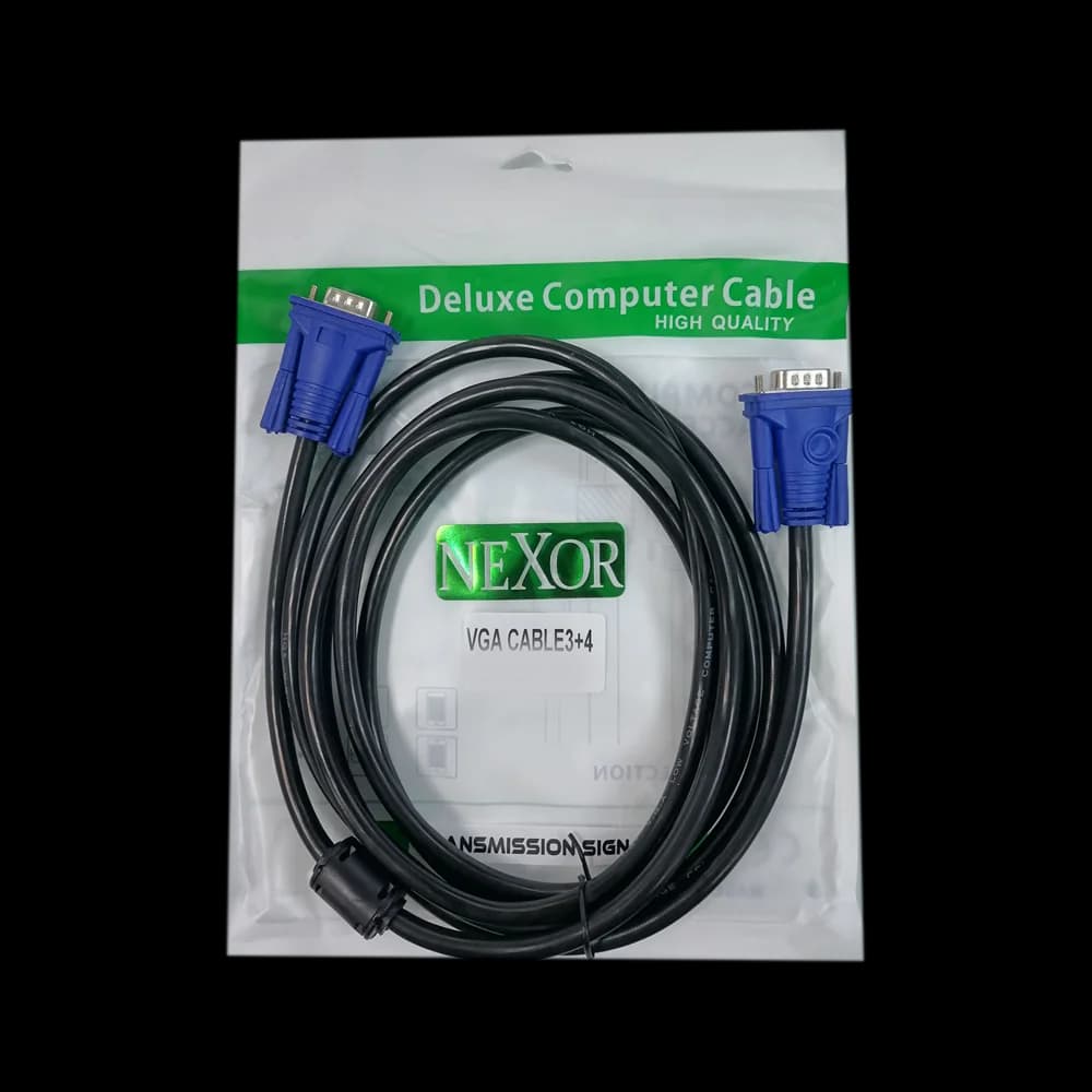 کابل مانیتور (VGA) نکسور مدل 3+4 طول 10 متر