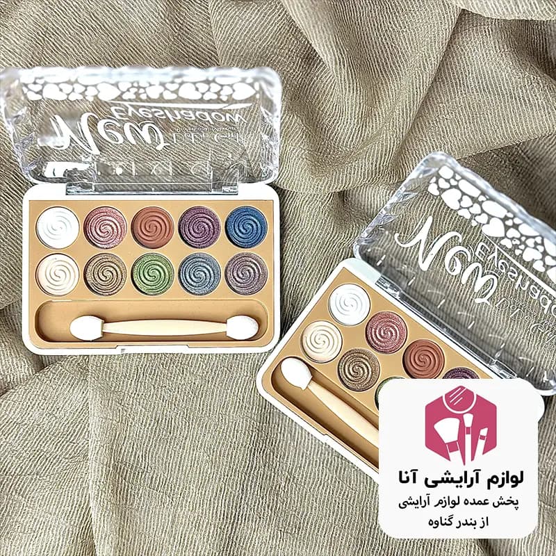 پالت سایه topcolor مدل mini کدD3219 بسته 12 عددی - پخش عمده لوازم آرایشی آنا - بندر گناوه