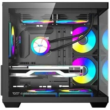 کیس کامپیوتر دارک فلش مدل B275 ARGB Mid Tower مشکی — تصویر ۳