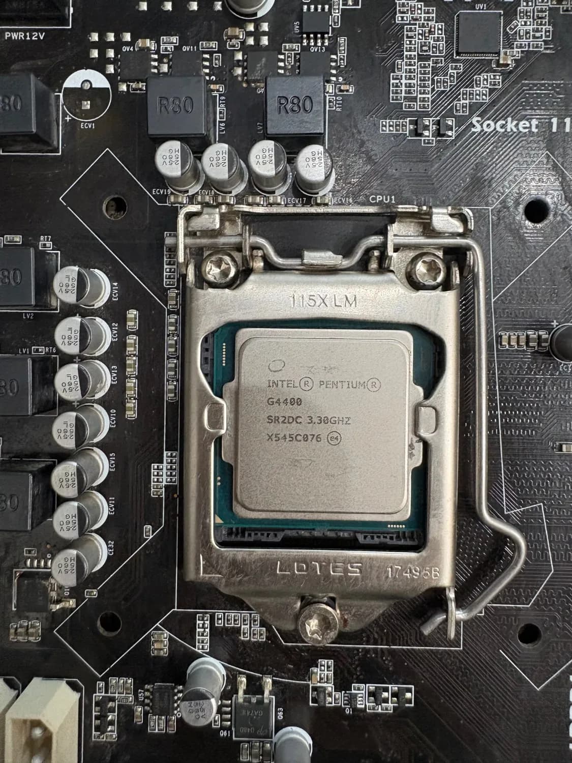 مادربرد JW B250P + پردازنده Intel Pentium G4400 + فن اصلی | استوک — تصویر ۳