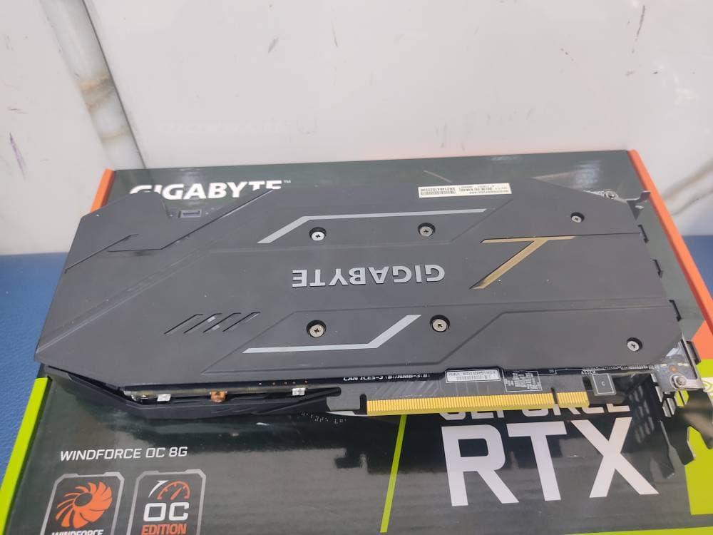 کارت گرافیک گیگابایت مدل RTX 2060 Super OC Windforce حافظه 8 گیگابایت استوک+ کارتن — تصویر ۴