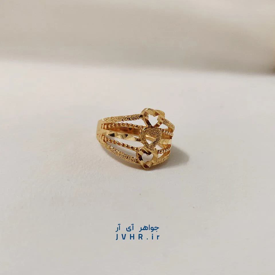 انگشتر طلا روس زنانه + 5 سال گارانتی — تصویر ۳