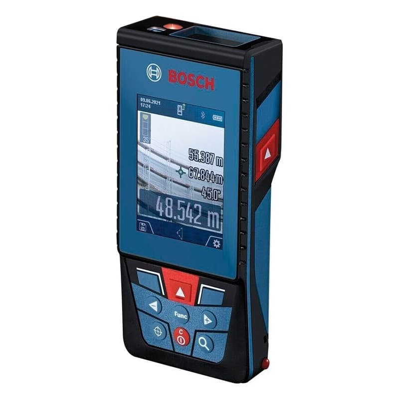 متر لیزری بوش مدل دوربین دار GLM 100-25 C professional Extra Red glass – سرمه ای