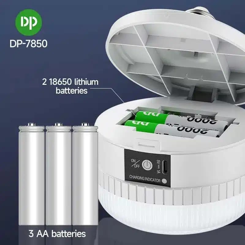 چراغ شارژِی دی پی مدل DP-7850 — تصویر ۴