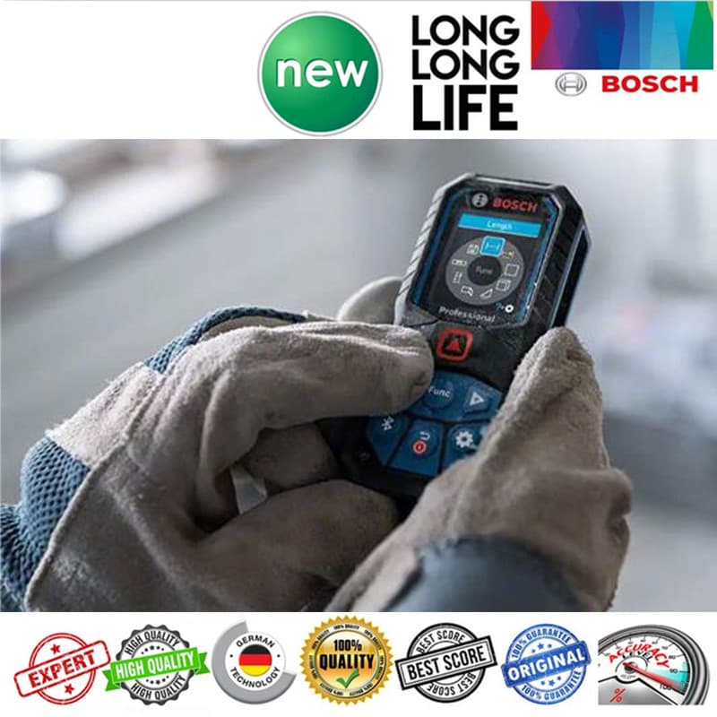متر لیزری بوش مدل فوق هوشمند GLM 50-27 C Professional – سرمه ای — تصویر ۸